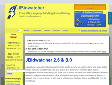 Tablet Screenshot of jbidwatcher.com